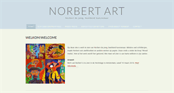 Desktop Screenshot of norbert-art.nl