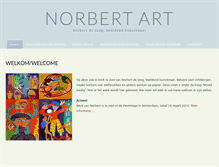 Tablet Screenshot of norbert-art.nl